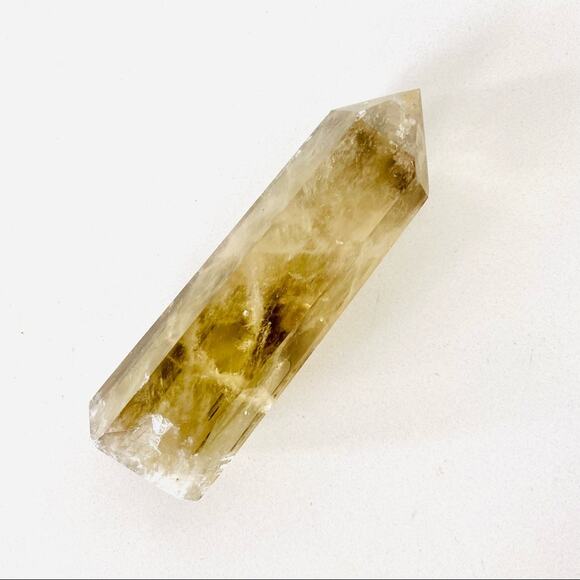 Citrine Polished Genuine 4.5” Crystal Point Boho Gypsy Meditation Yoga Gemstone - Picture 1 of 6